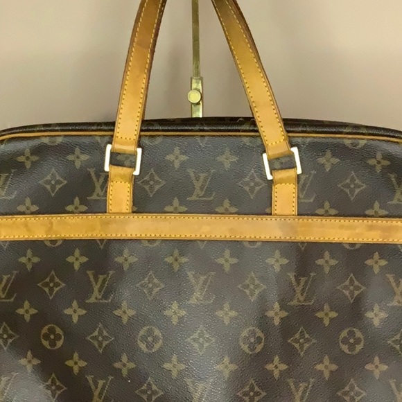 Louis Vuitton Porte Documents Top Handle Briefcase in Monogram Canvas 14" x 13" - Picture 11 of 15